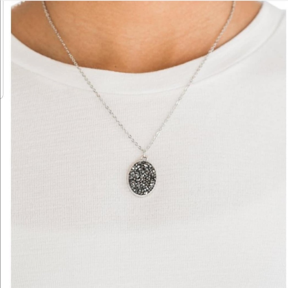 Hematite black necklace